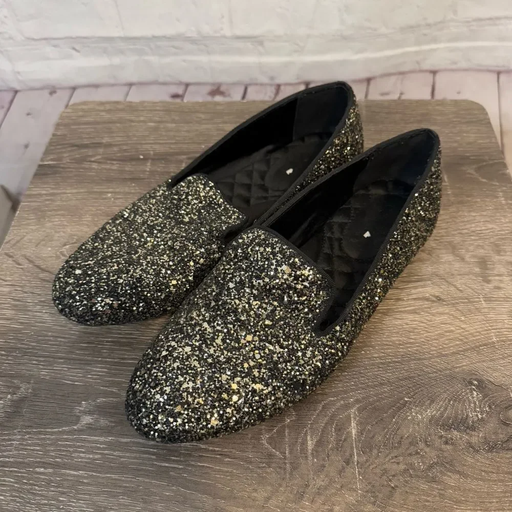 Birdies The Starling Glitter Ballet flats black size 7.5